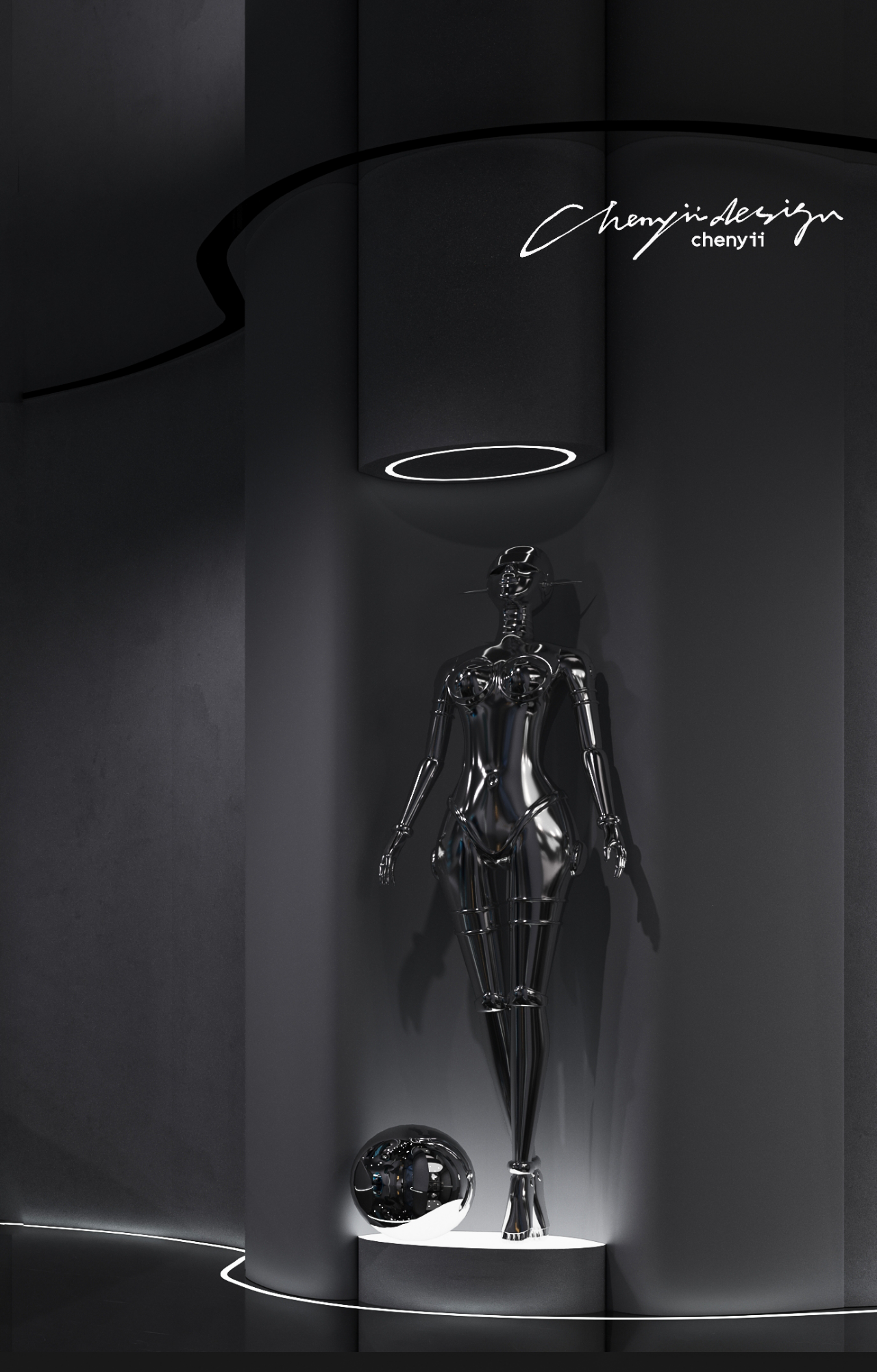 新作 丨 忱意设计：前卫大胆的科技装饰，打造moorgen智能展厅-5