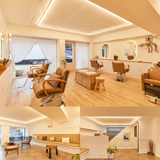 26 平米温馨美容室设计，明亮灯光照亮温馨空间-1