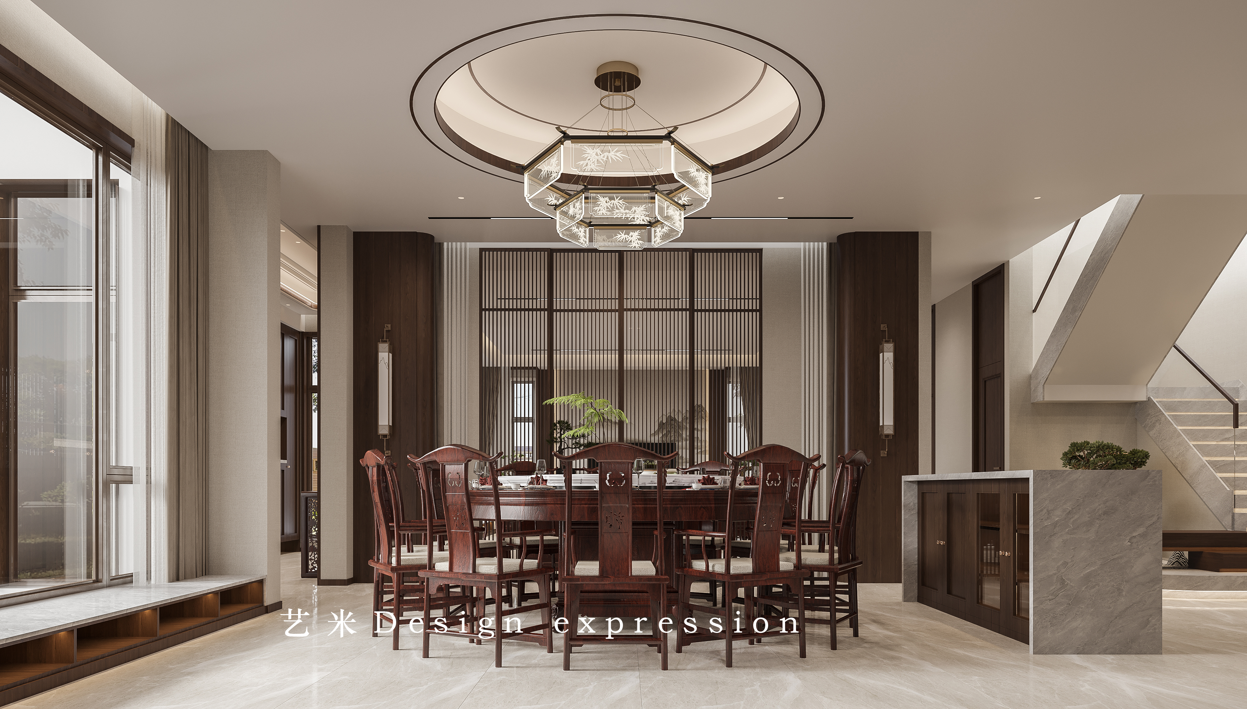 新中别墅-艺米效果图-5