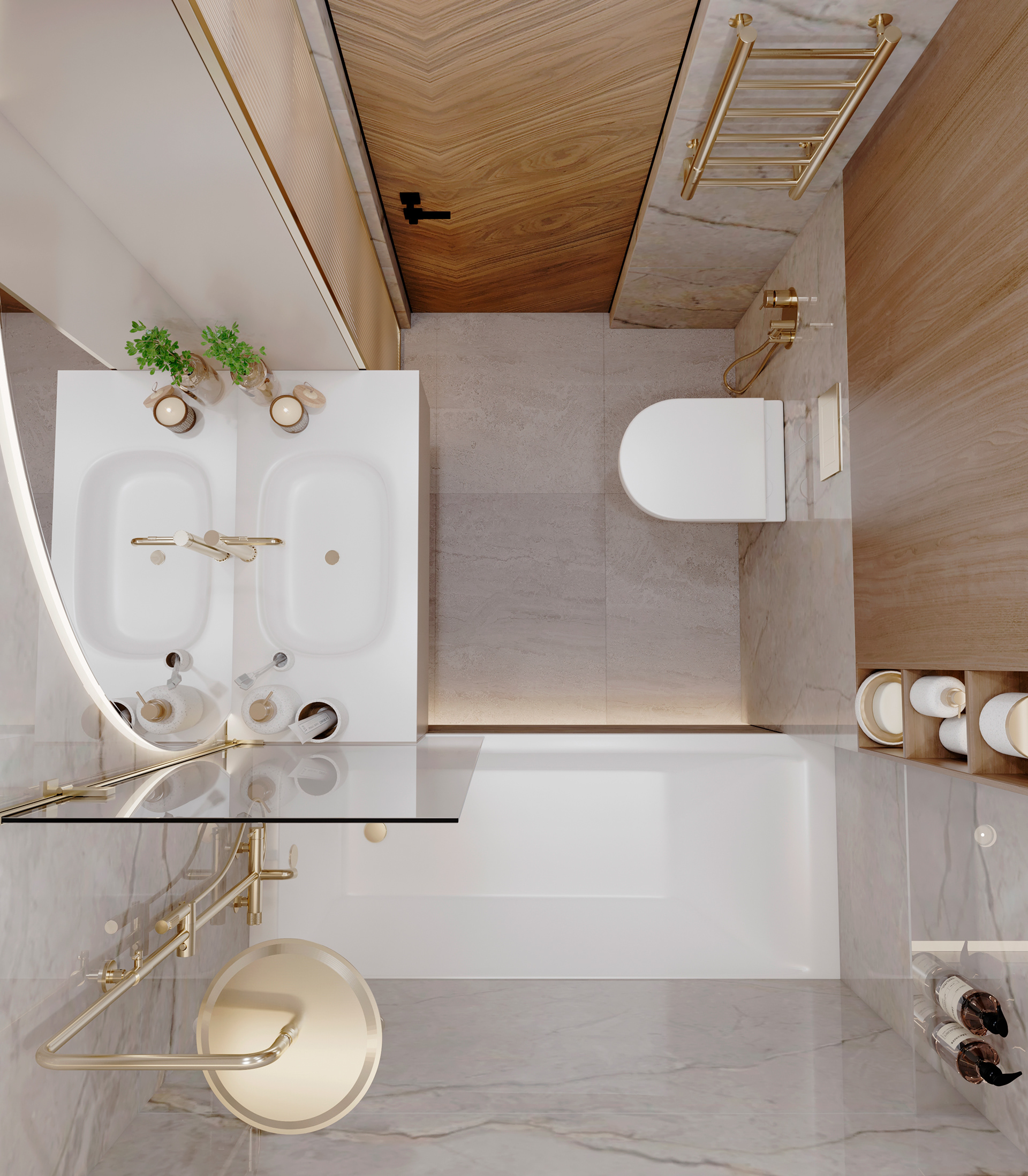 2室公寓室内设计项目-19