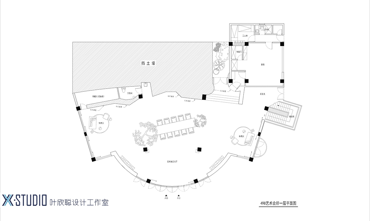 第十一届设博会获奖作品498艺术会所-33