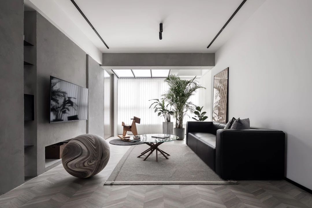 军人夫妻的硬朗现代轻工业风之家-9