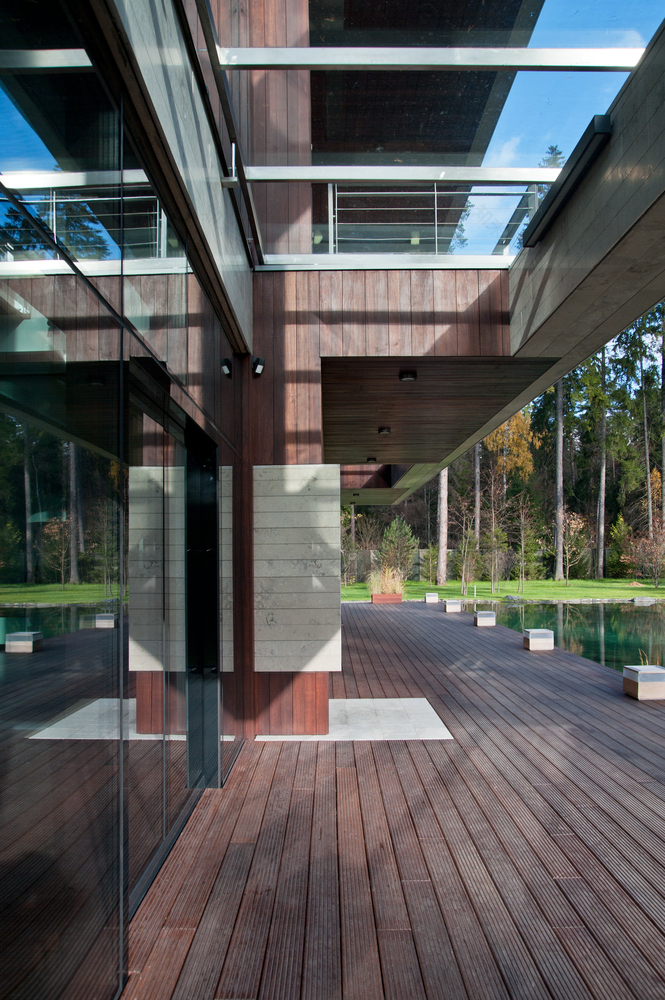 俄罗斯 LD2 乡间别墅 | 自然与建筑的和谐共生-24