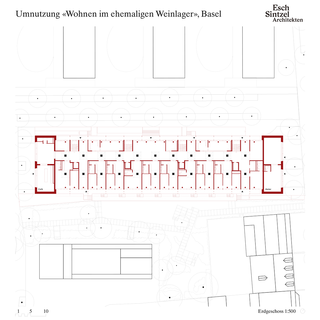 仓库新生：巴塞尔葡萄酒窖改造公寓 / Esch Sintzel Architekten-30