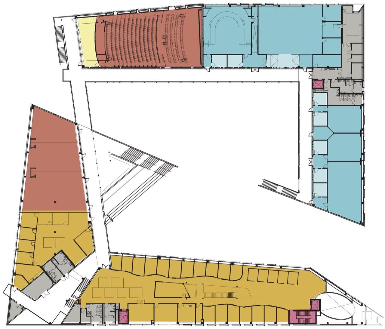 FIU Chapman 商学研究生院 | KPF | 现代风格融入美洲文化-39