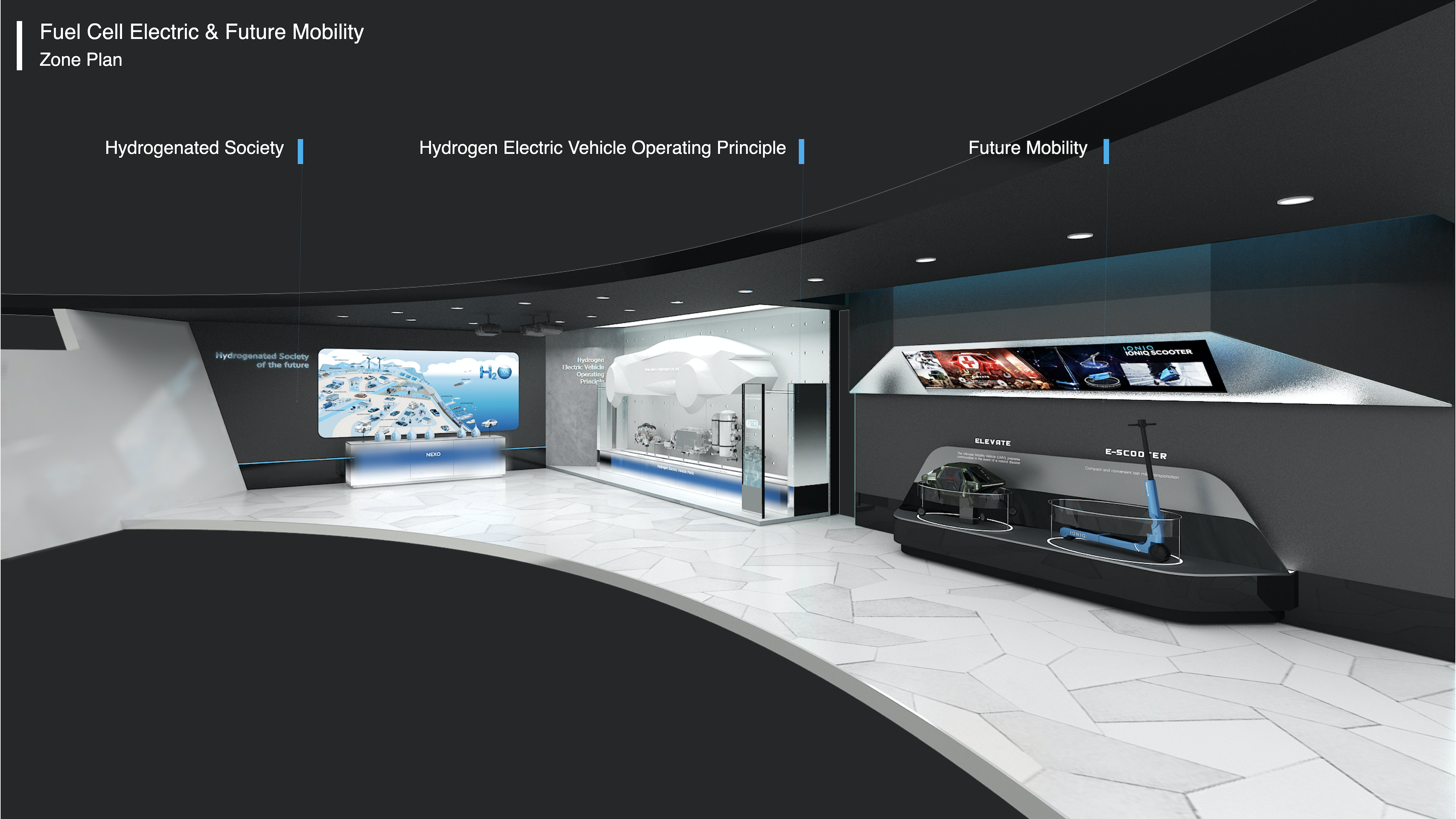 现代汽车展示空间，极简工业风诠释未来出行-25