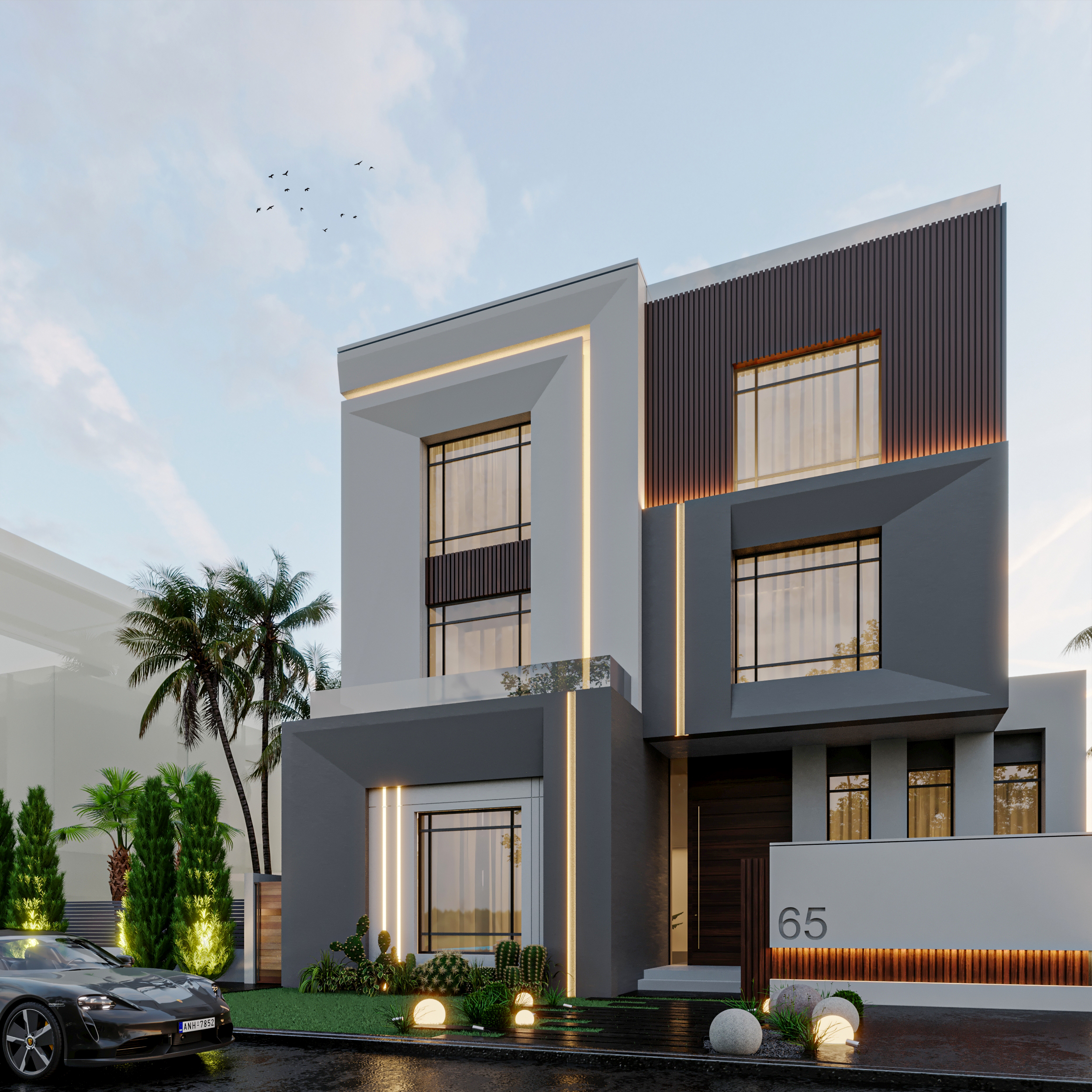 VILLA2科威特现代别墅丨Moamen Amin-7