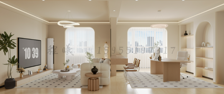 原木奶油风空间-3