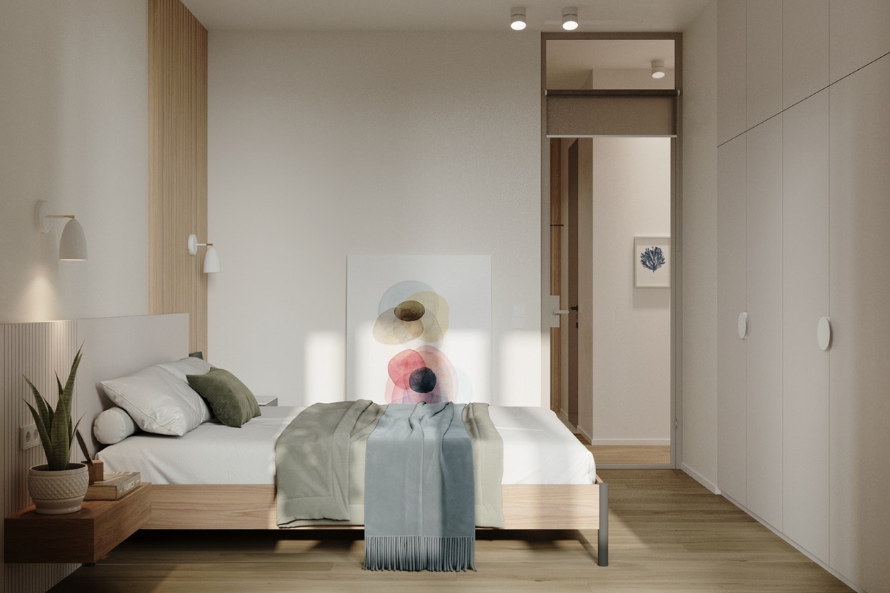 现代原木风平层设计-15