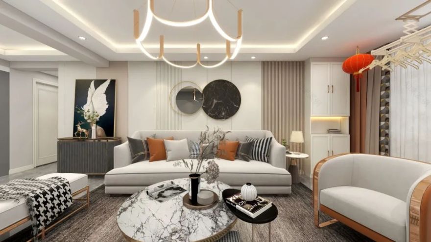 轻奢风打造都市净土-17