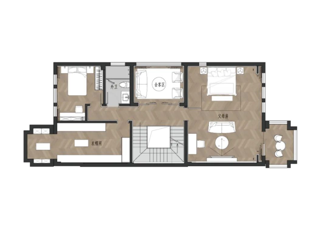 法式现代浪漫家居丨日本富山丨室研设计-11