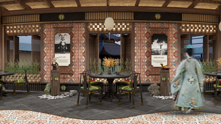 ĐỒ ÁN NỘI THẤT 5 : RESTAURANT DESIGN (THỦY ĐÌNH QUÁN)-8