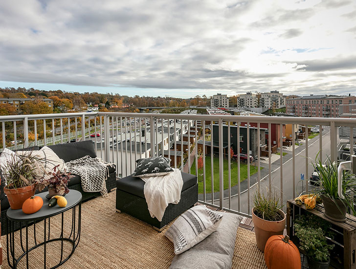 粉色点缀的哥德堡白色公寓-19