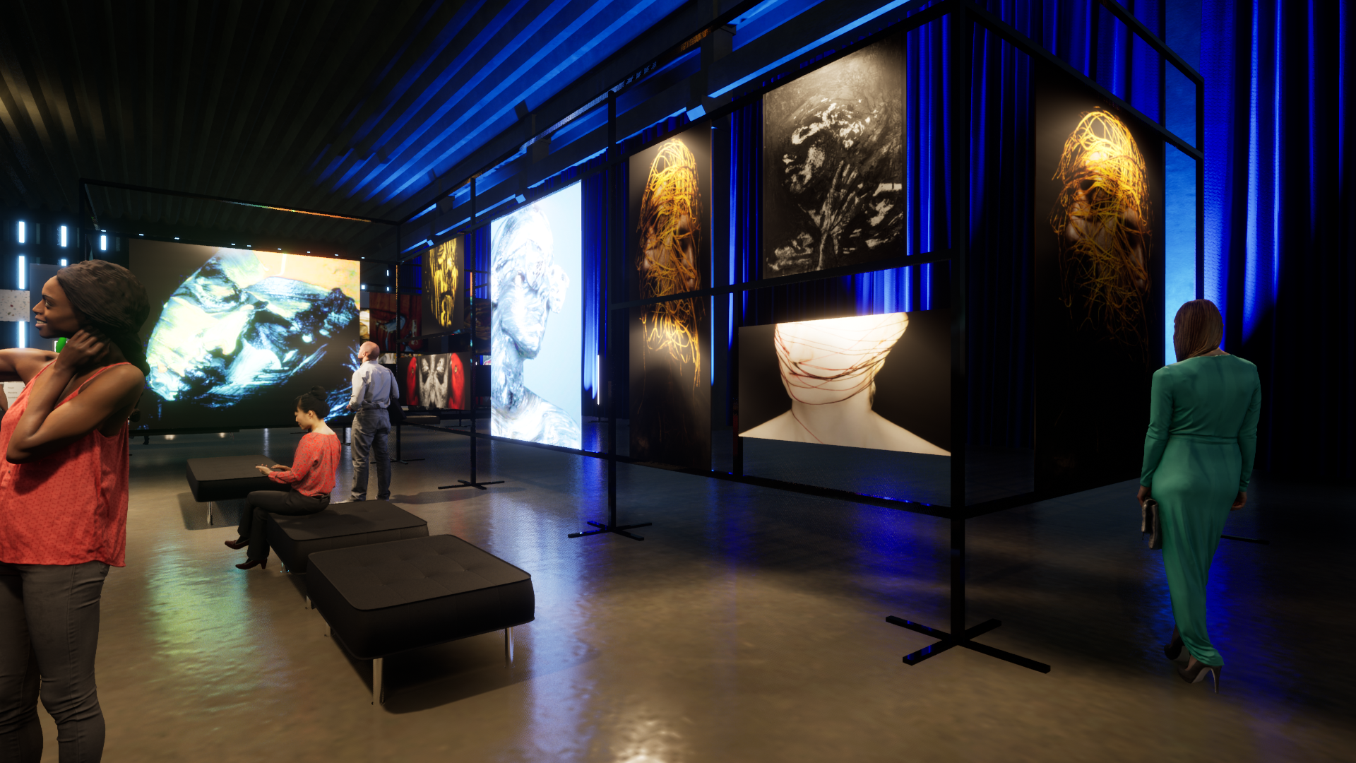 Cenografia Allergan Tátil lançamento-21