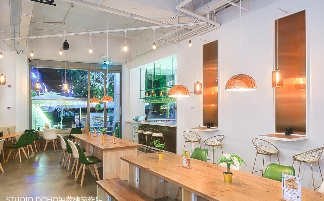 绿意盎然的健康餐厅-4