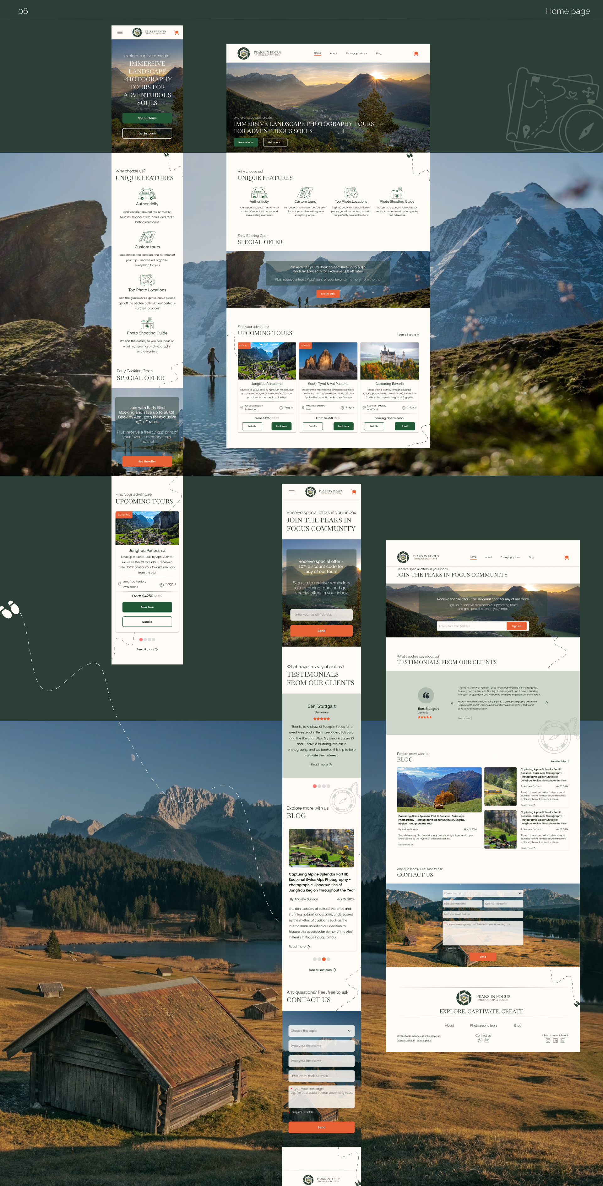 UX/UI Design for Photography Tours agency-7