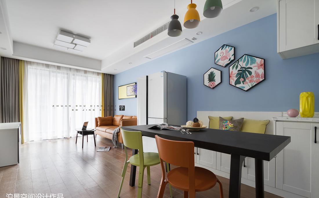 泊景空间设计丨平层丨九龙仓年华里丨100m²丨混搭小确幸（微-9