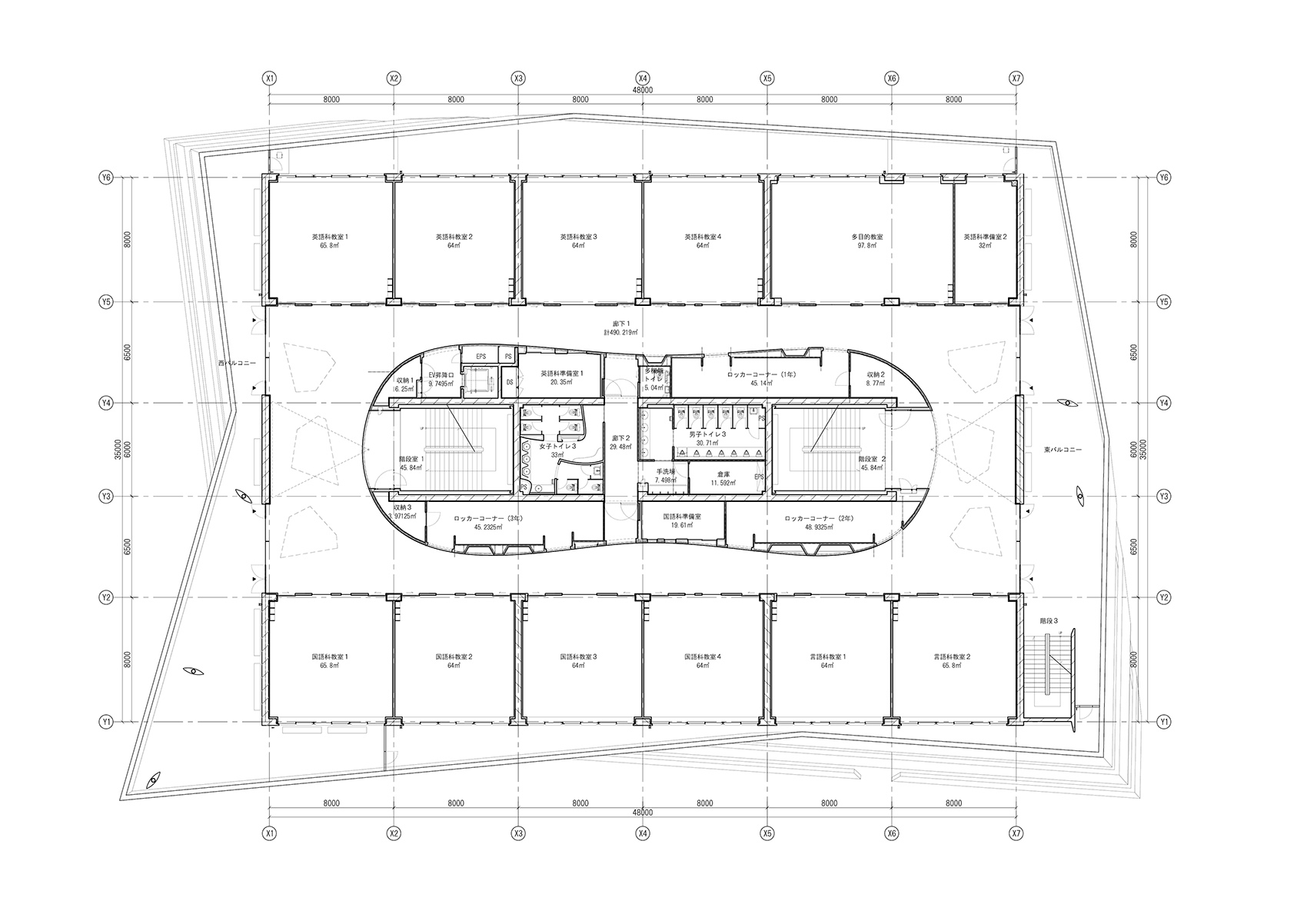 大阪学院大学高等学校丨日本大阪丨Atsushi Kitagawara Architects-51