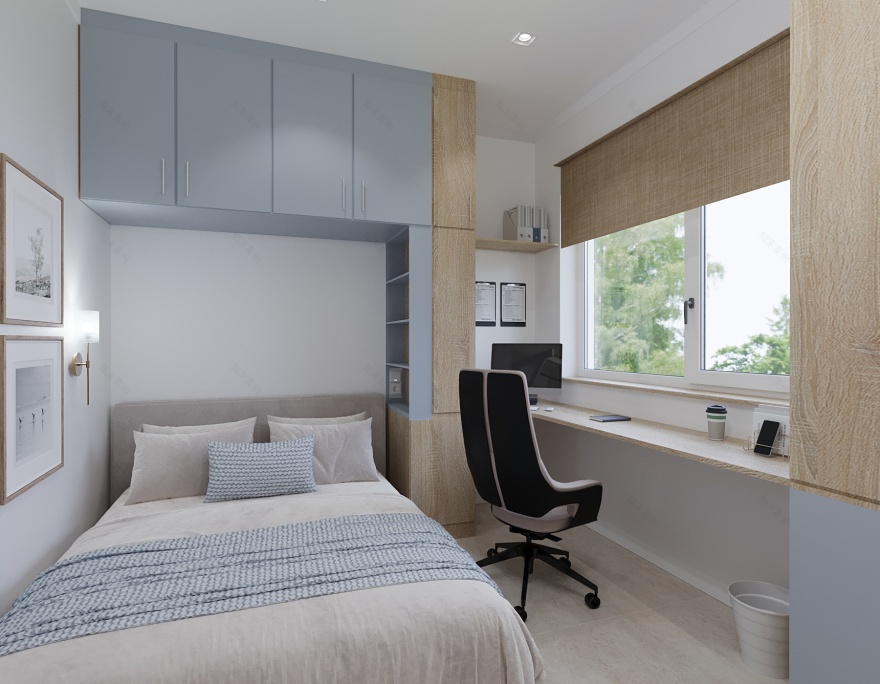 Boho-Scandinavian Two-Story Family House-21