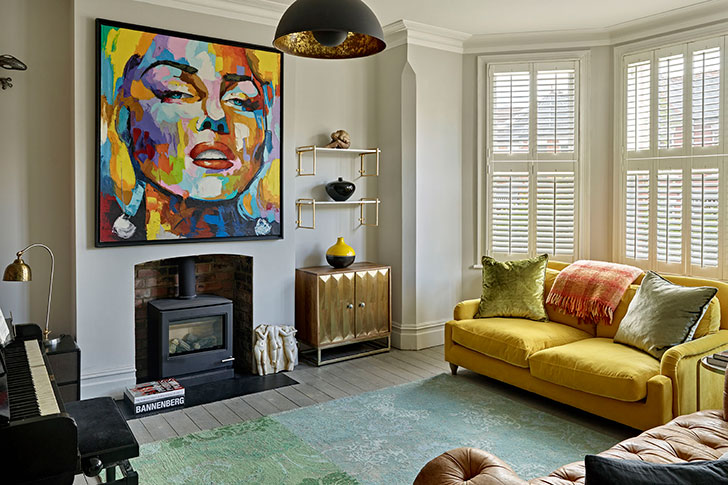 伦敦温馨小窝 | 色彩和谐与舒适的完美融合-3