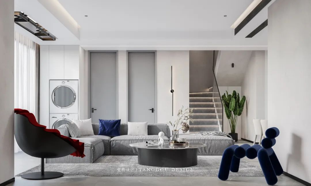 现代美式轻奢叠墅丨中国武汉丨堂构设计-99