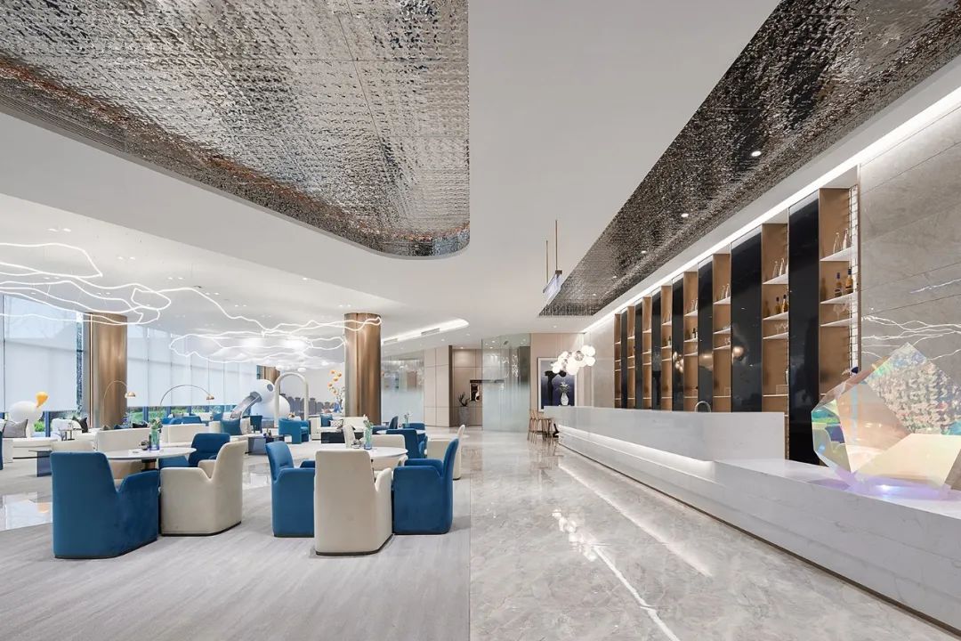 江苏盐城大丰生活美学艺术馆 | 虚实之间的蓝色梦境-50