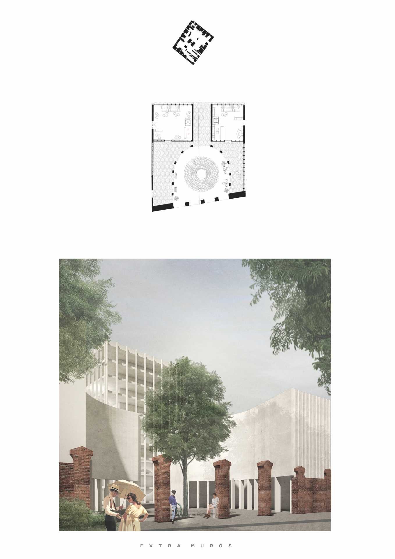 “Crown Barracks”从军事营房到大学校园改造丨比利时-74