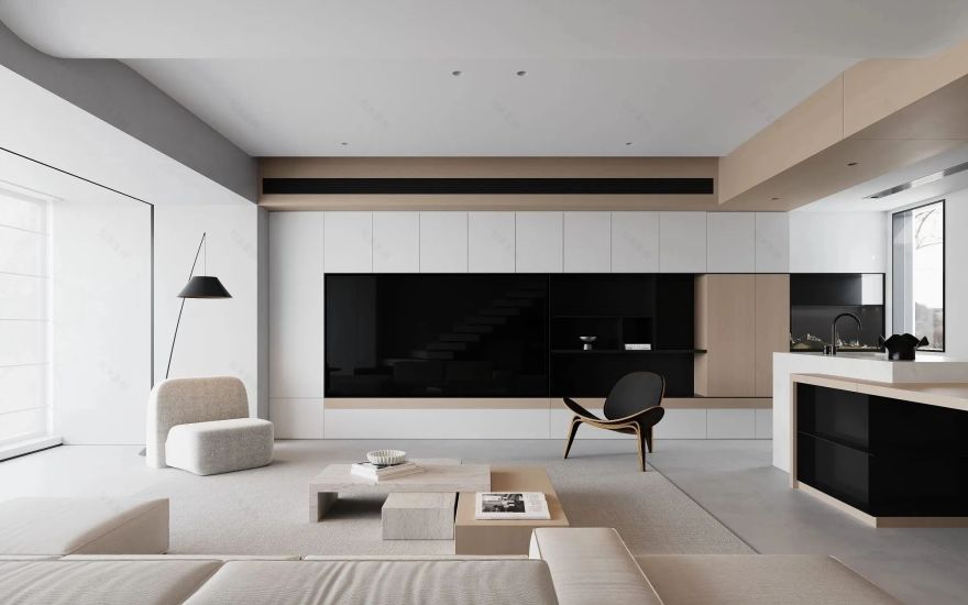 悬浮式电视背景墙设计-13