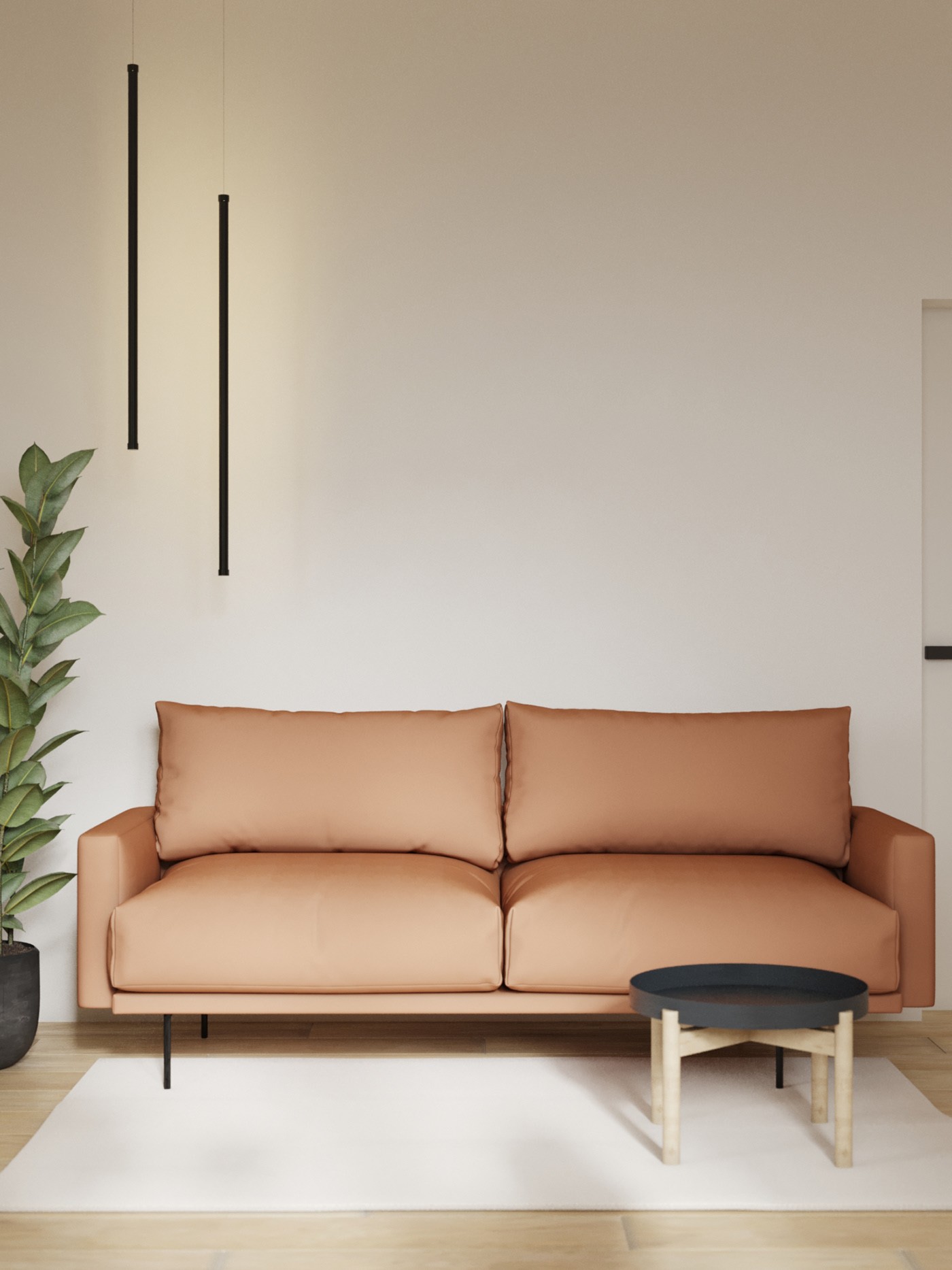 原木与绿色打造清新舒适居住空间-21