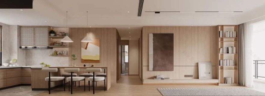 原木之魅 · 简约自然的 128㎡北欧风家居设计丨中国丨重庆东亦启宸设计-16