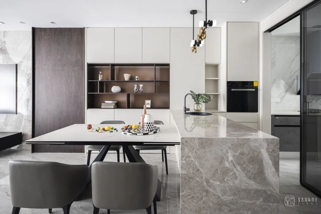 品质生活，现代暖灰调别墅空间-45