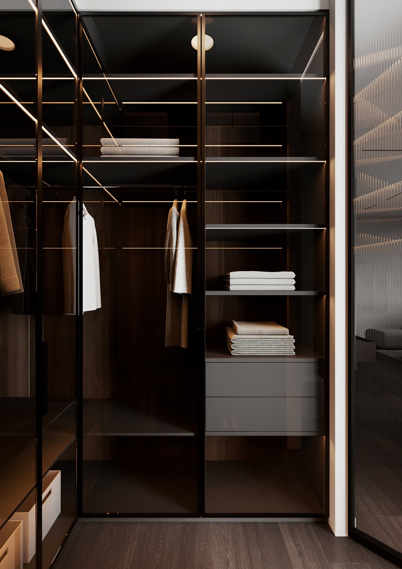 130㎡中性色系住宅设计 超精致！-15