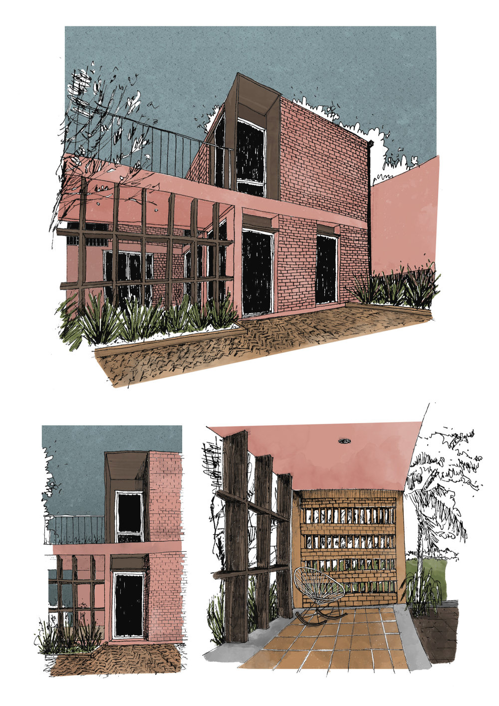 墨西哥森林中的生态别墅-36