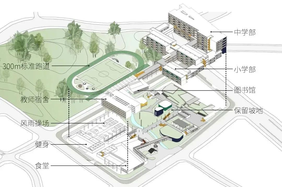 深圳龙岗山厦学校方案设计丨中国深圳丨刘宇扬建筑设计顾问（上海）有限公司-34