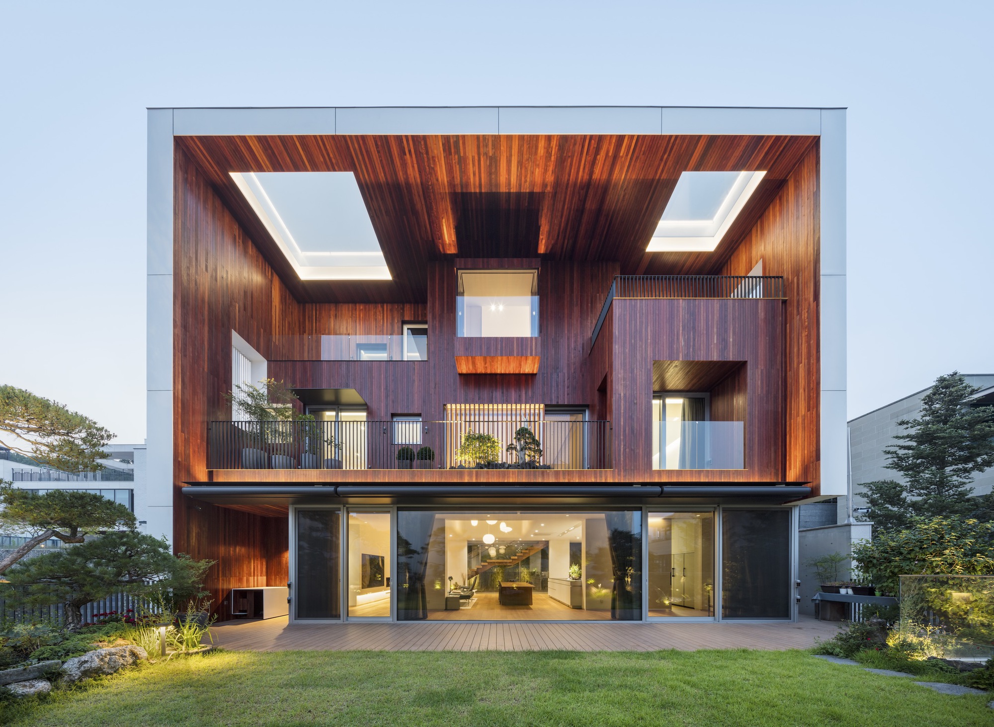 多层露台住宅丨韩国城南市丨Hyunjoon Yoo Architects-26