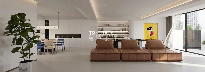 曲江名城440㎡去风格化设计丨青马设计-141