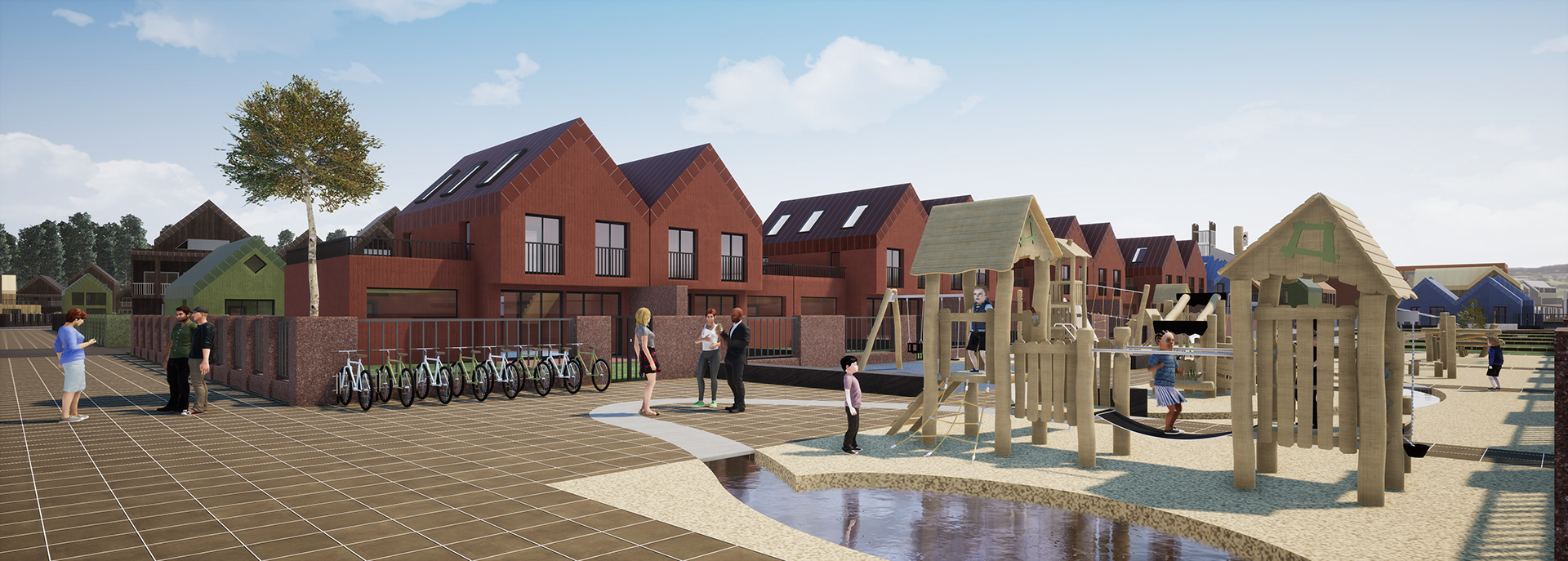 高密度和低层多功能木结构住宅区丨波兰比得哥什丨Damian Dominiczak-204