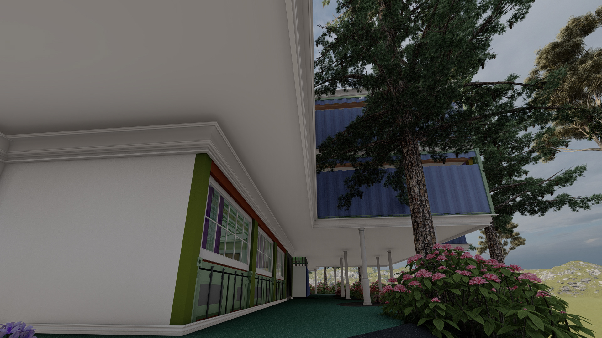 厄瓜多尔昆卡大学室内设计专业教学楼设计-80