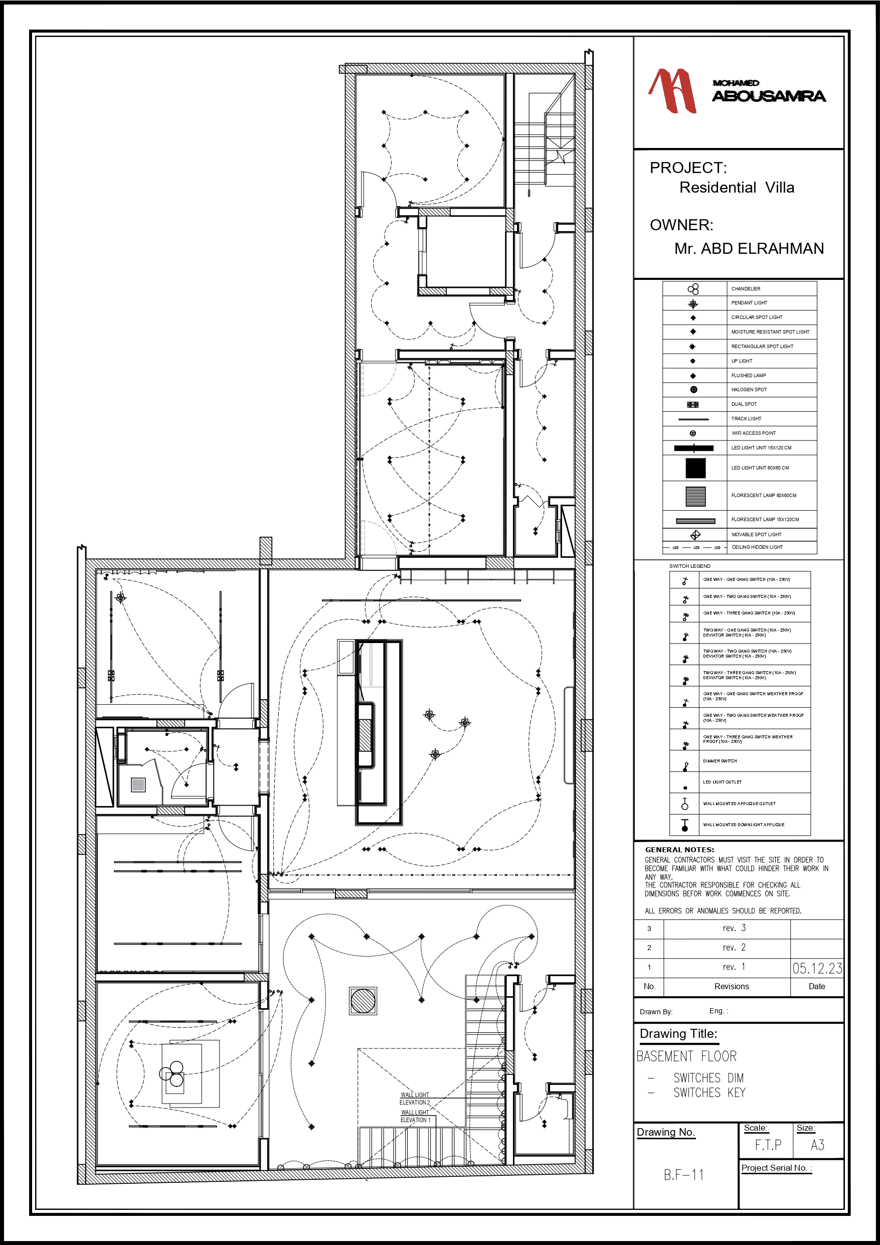 Private Villa in KSA, Basement Floor-12