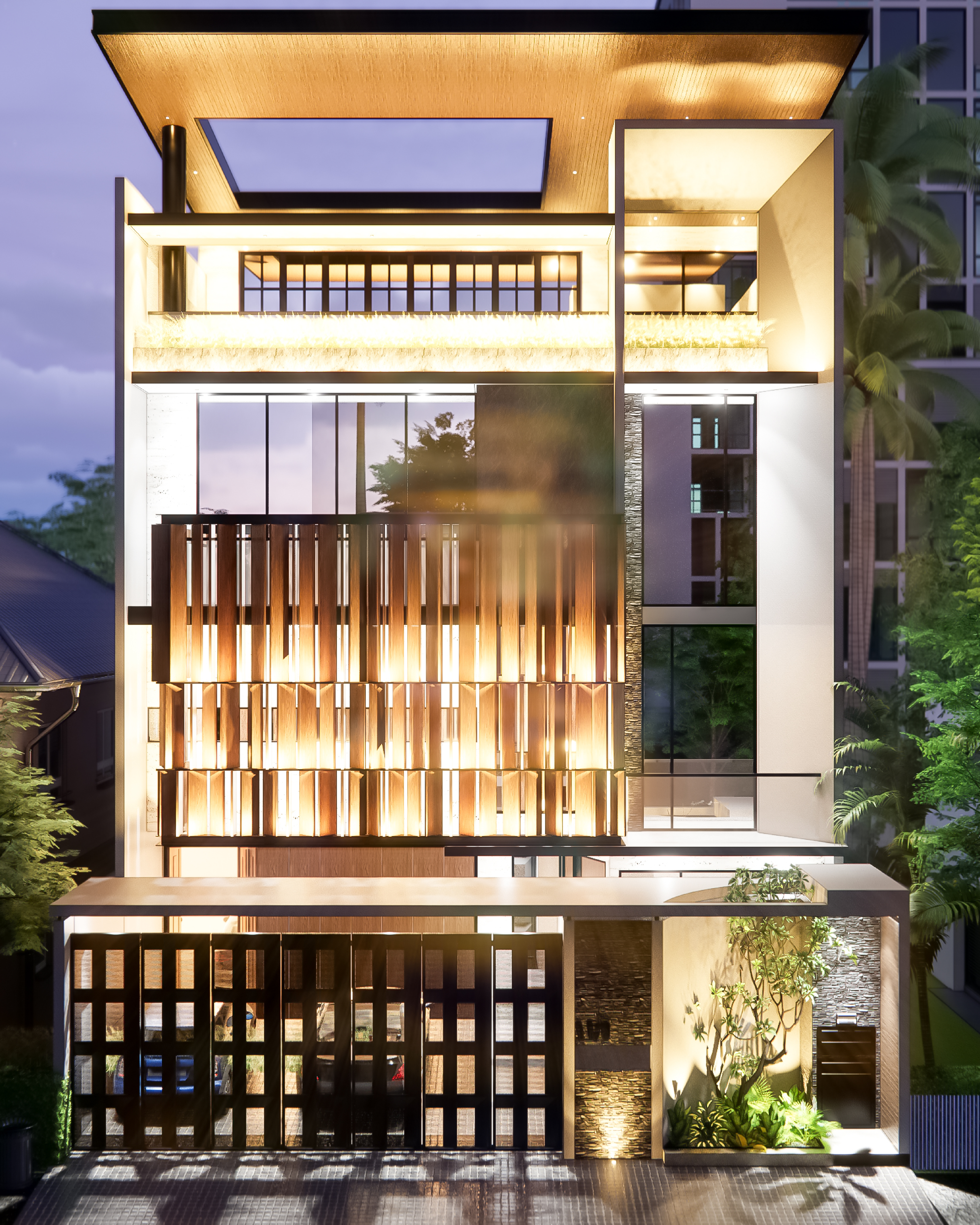 Contemporary Fusion House-5