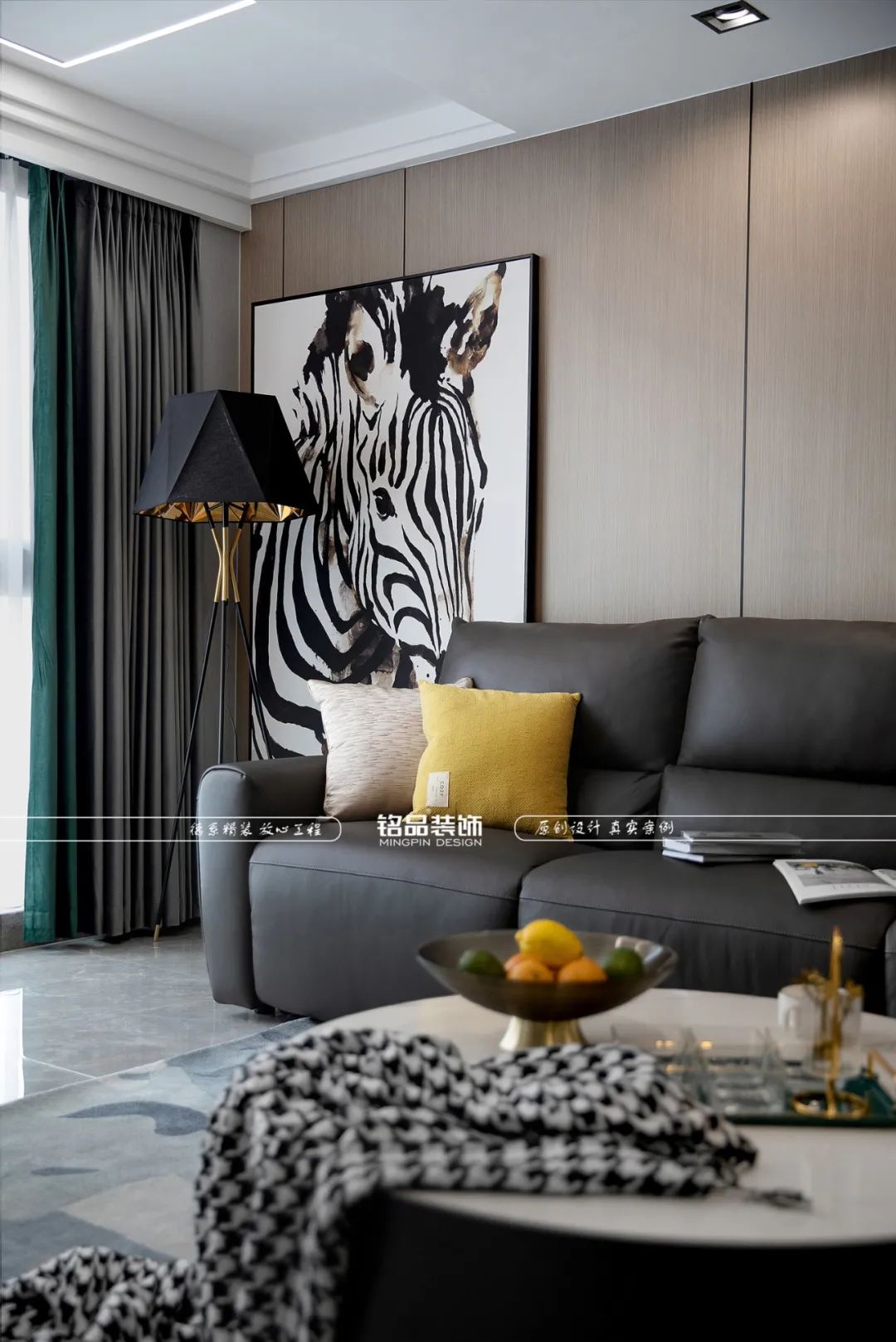 三堡家园现代轻奢风室内设计丨铭品装饰-20