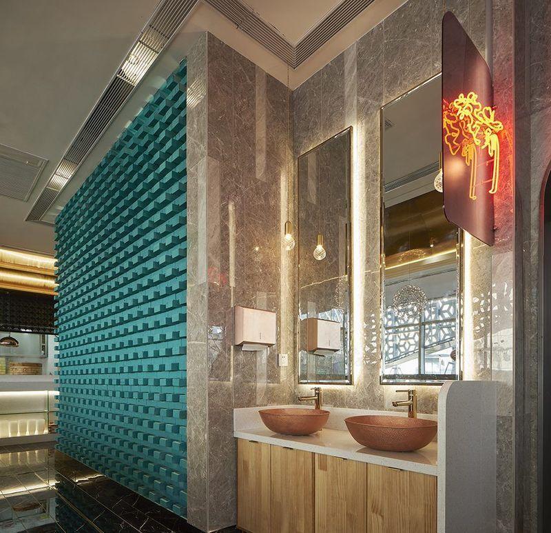 小资情调美食广场设计 | 传统与现代的完美融合-15