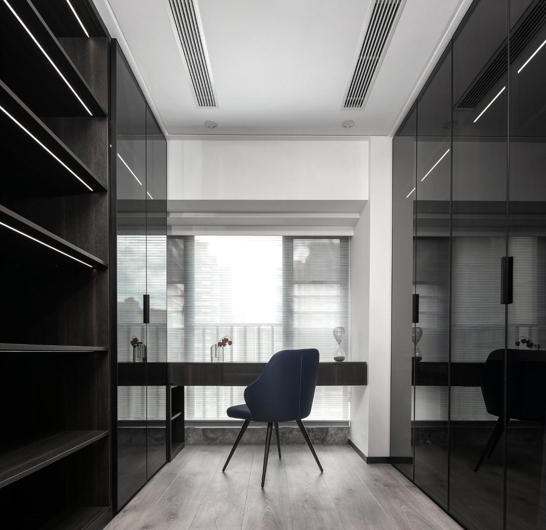 木子仁室内设计 · 简约至美,主卧衣帽间设计-1