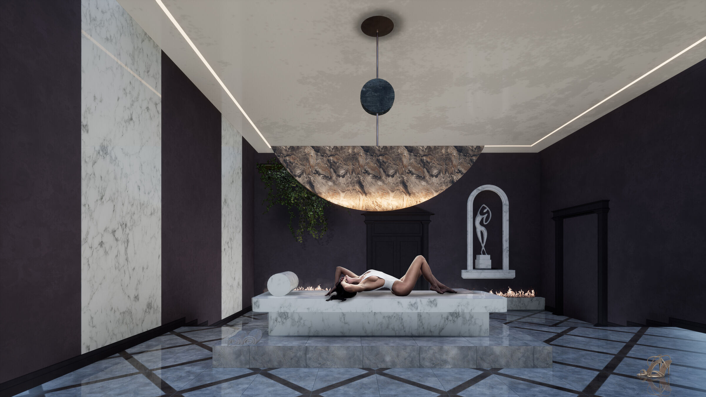 艾德加·坡笔下的卧室设计丨Vizdome Space-11