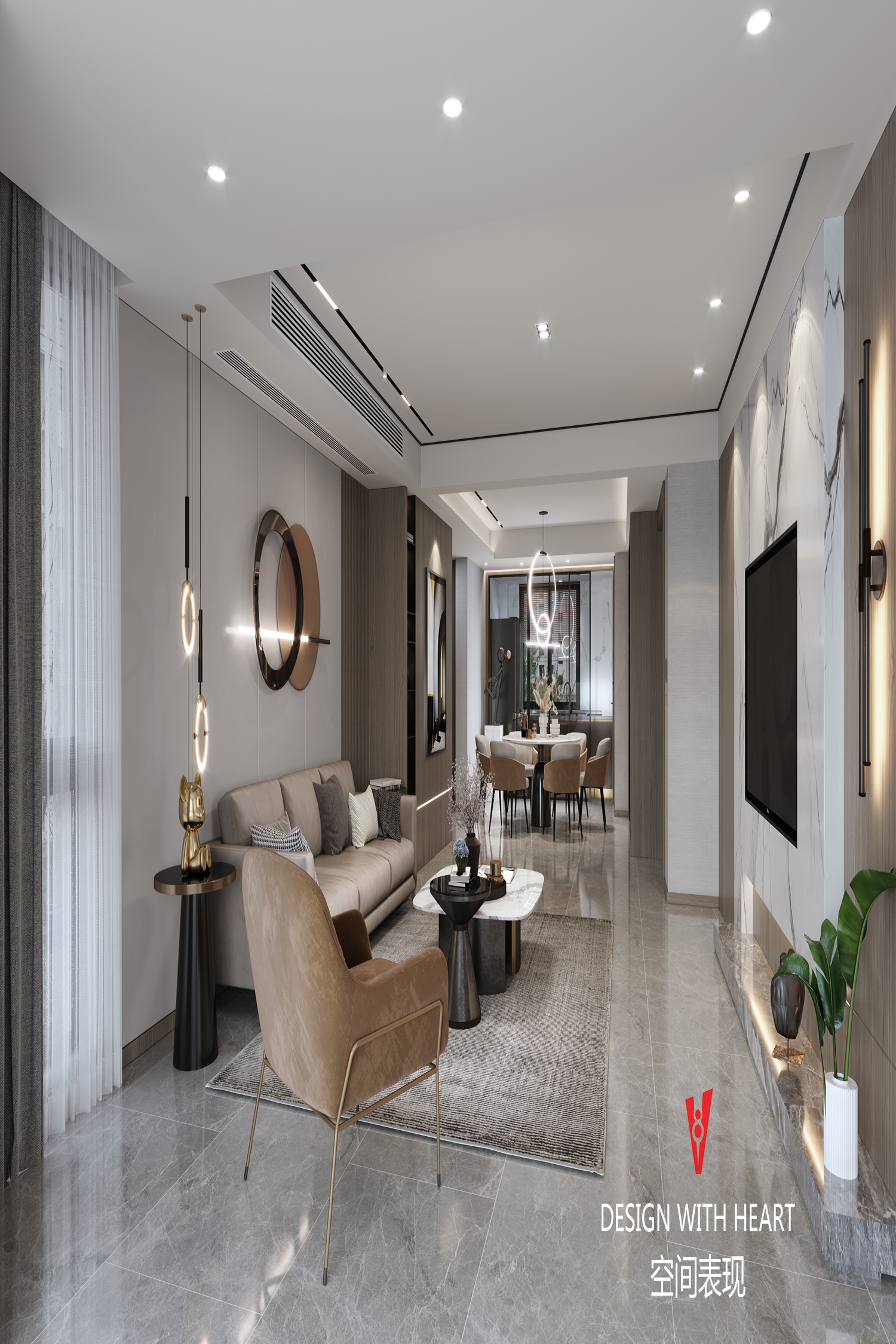 现代轻奢混搭家装设计，打造优雅宜居空间-6