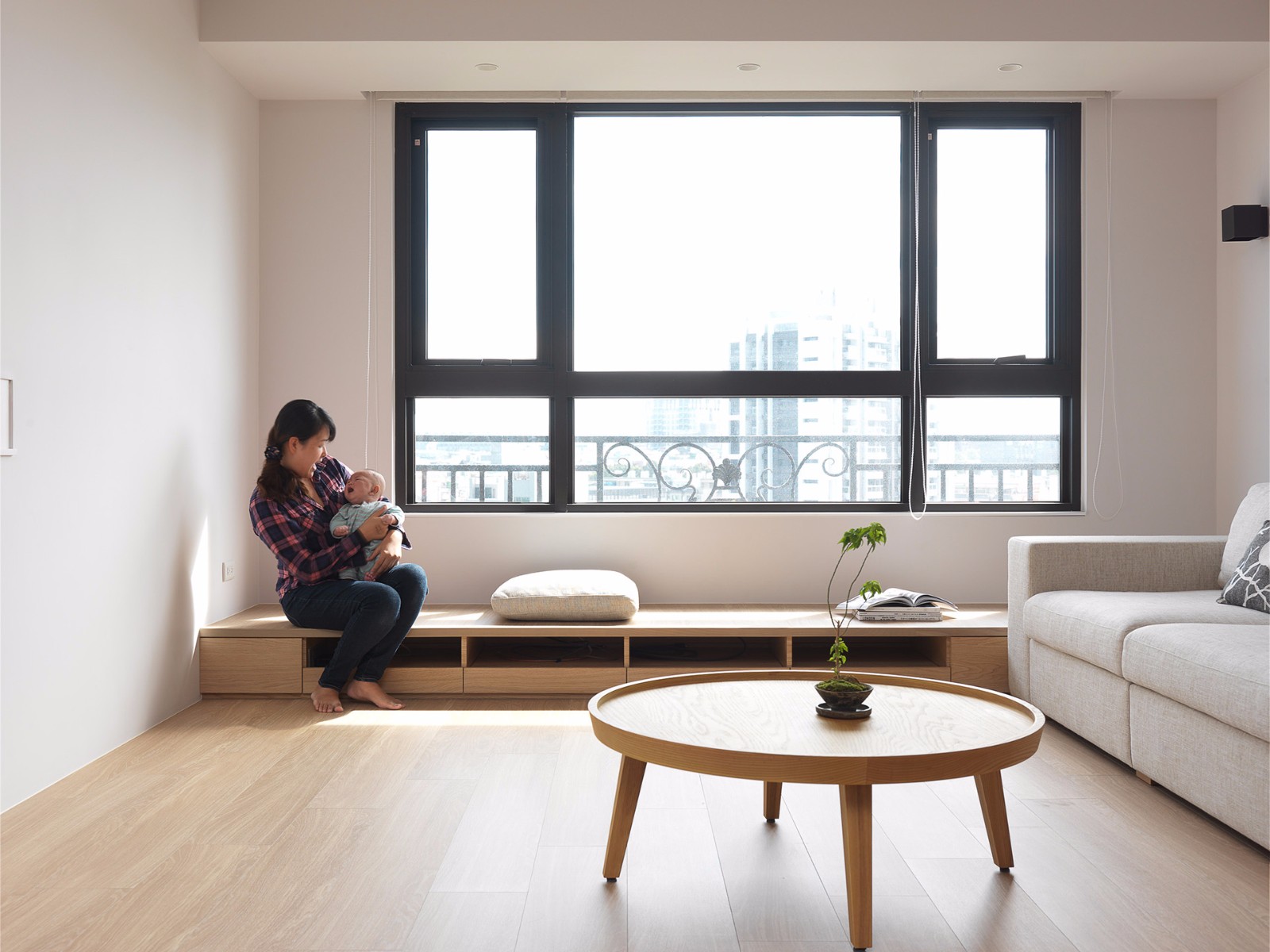 99㎡现代日式风住宅  日作设计-15