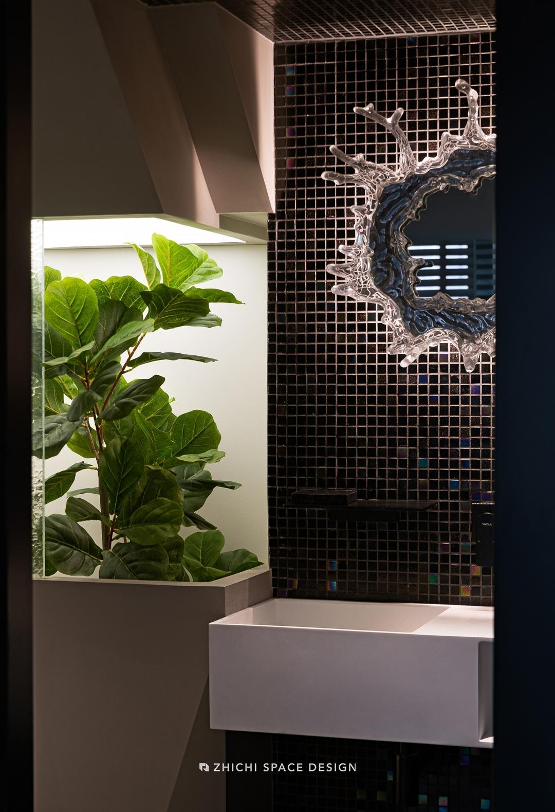 武汉咫尺设计︱藏于繁华都市中的白色极简盒子-45