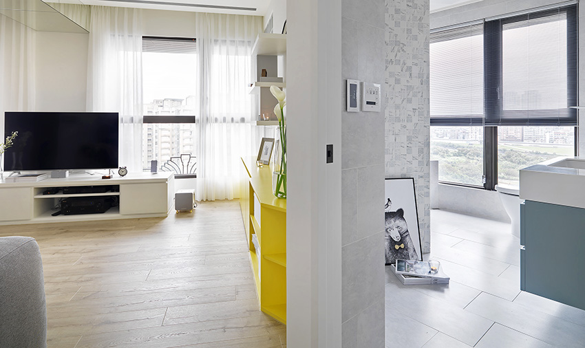 台北79㎡北欧风女子公寓  方构制作空间设计-8