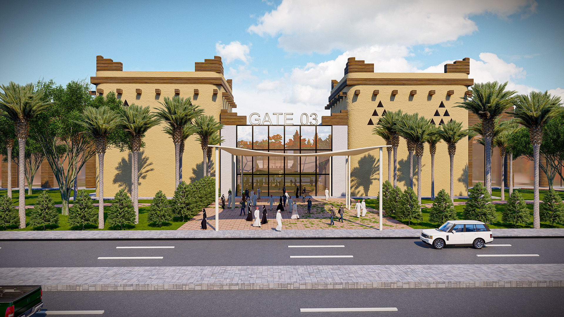 Commercial complex and fuel station project-7