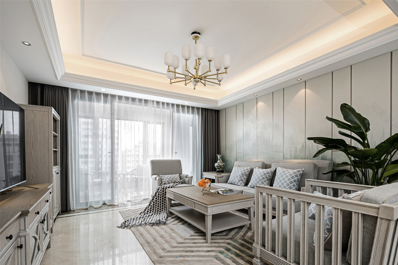 乌托邦世界的优雅灰绿美式风-38